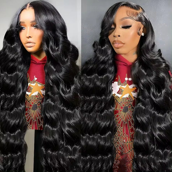 6x4 Virgin Human Hair Lace Front Wig – Pre-Plucked, Bleached Knots, Transparent Lace