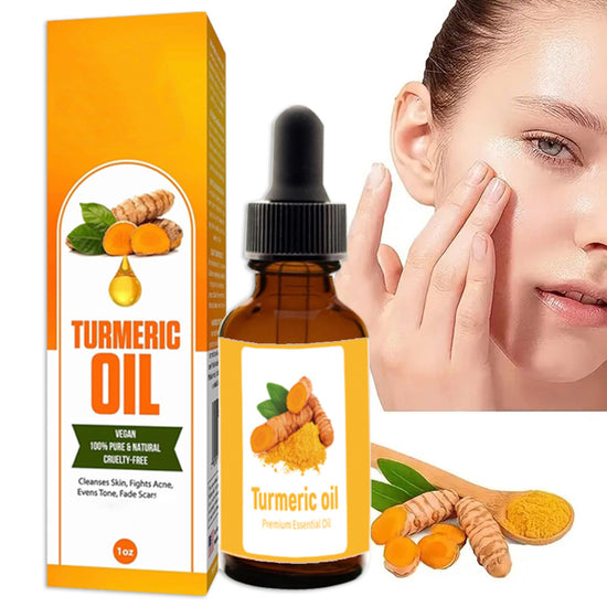 Turmeric Oil 30ml – Dark Spot Corrector & Anti-Aging Serum for Face & Body