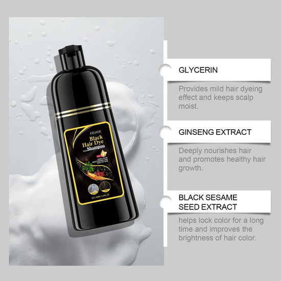 Lerhe Herbal Brown Hair Shampoo – Natural Plant Cleansing & Moisturizing Care